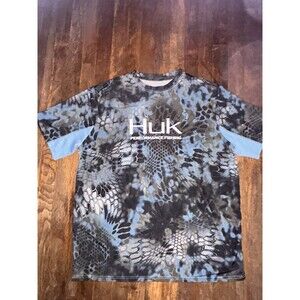 Huk Performance Fishing Men’s XL Blue Camouflage